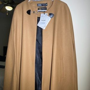 Zara Beige Cape